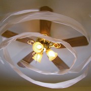 No More Dusty Ceiling Fans or Light Obstruction